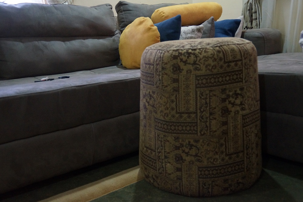 Unique Pouffes and Throw Pillows