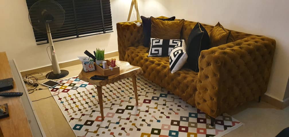 Chesterfield Sofa & Rustic Centre Piece